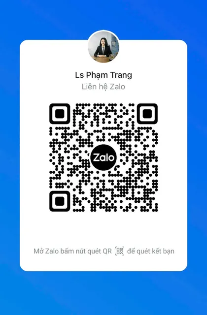 Mã QR Zalo Luật sư Phạm Trang
